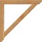 Ekena Millwork Traditional Slat Rough Sawn Bracket, Western Red Cedar, 4"W x 42"D x 42"H BKT04X42X42TRA06RWR - alternate 2